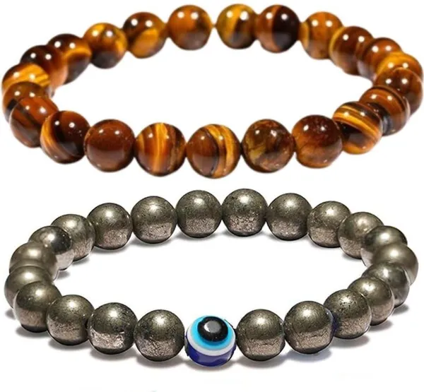 Multiagate_Stone,_Tiger's_Eye_Bracelet_Set_(Pack_of_2)