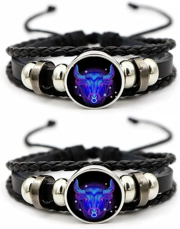 Multiagate_Leather_Bracelet_Set_(Pack_of_2)