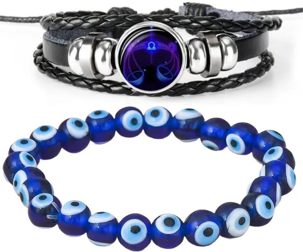 Multiagate_Evil_Eye,_Leather_Bracelet_Set_(Pack_of_2)