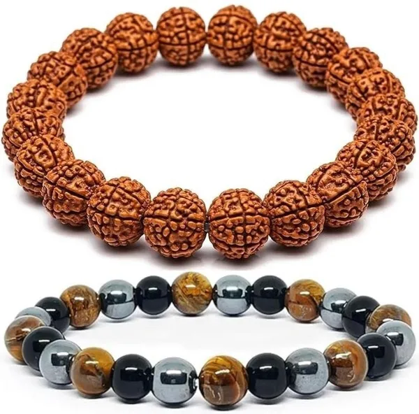 Multiagate_Stone,_Crystal,_Tiger's_Eye,_Black_Obsidian_Bracelet_Set_(Pack_of_2)