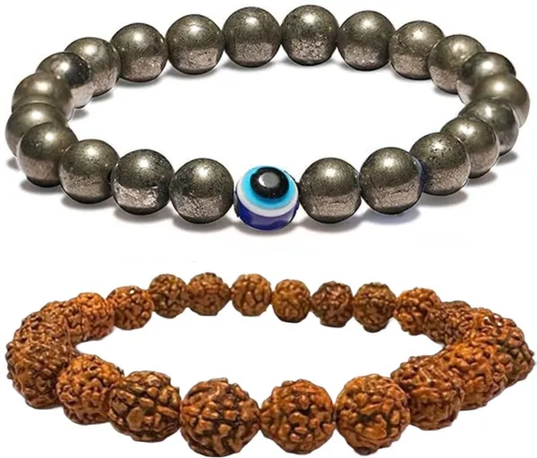 Multiagate_Stone,_Rudraksha_Bracelet_Set_(Pack_of_2)