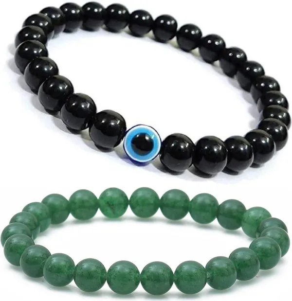 Multiagate_Green_Aventurine,_Evil_Eye_Bracelet_Set_(Pack_of_2)
