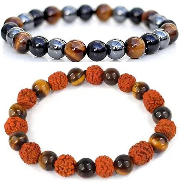 Multiagate_Stone,_Crystal,_Tiger's_Eye,_Rudraksha,_Glass_Bracelet_Set_(Pack_of_2)