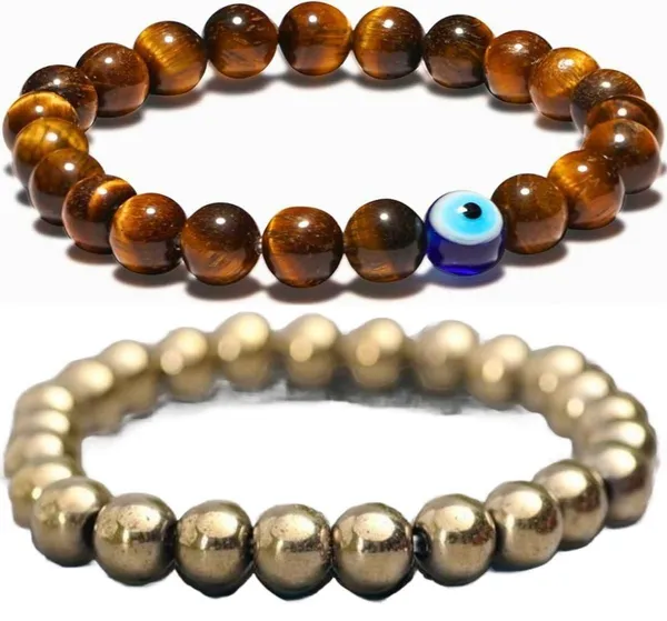 Multiagate_Pyrite,_Stone_Bracelet_Set_(Pack_of_2)