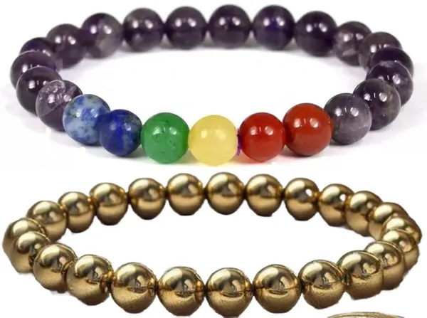 Multiagate_Lapiz_Lazuli,_Pyrite,_Stone,_Green_Aventurine,_Amethyst,_Crystal,_7_Chakra,_Red,_Black_Obsidian_Bracelet_Set_(Pack_of_2)