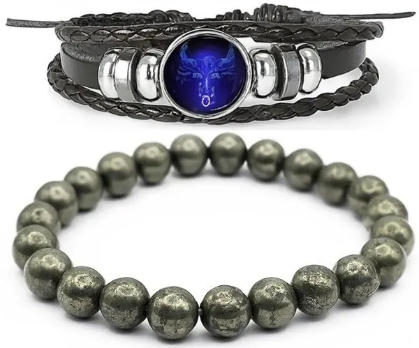 Multiagate_Pyrite,_Stone,_Green_Aventurine,_Amethyst,_Citrine_+_Golden,_Tiger's_Eye,_Lava,_7_Chakra_Bracelet_Set_(Pack_of_2)