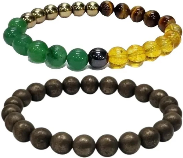 Multiagate_Pyrite,_Stone_Bracelet_Set_(Pack_of_2)