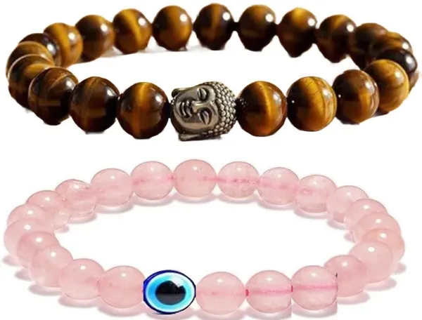 Multiagate_Crystal,_Tiger's_Eye_Bracelet_Set_(Pack_of_2)