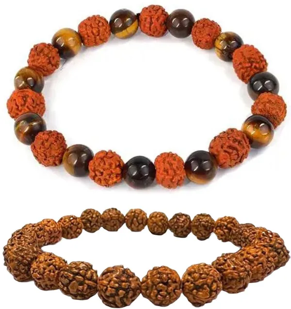 Multiagate_Stone,_Crystal,_Tiger's_Eye,_Rudraksha_Bracelet_Set_(Pack_of_2)