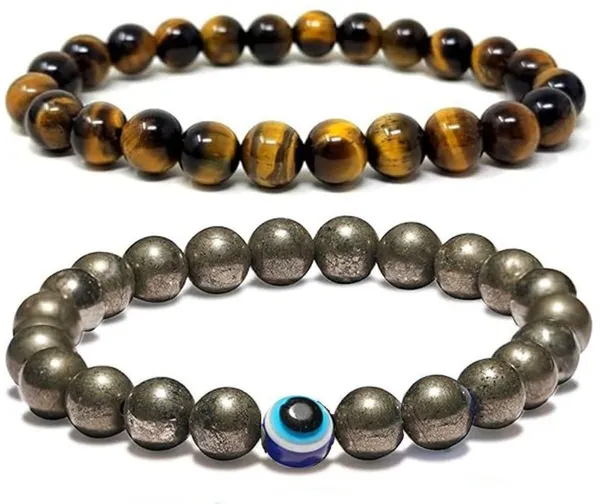 Multiagate_Stone,_Crystal,_Tiger's_Eye_Bracelet_Set_(Pack_of_2)