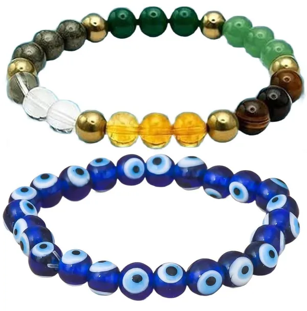Multiagate_Stone,_Evil_Eye_Bracelet_Set_(Pack_of_2)