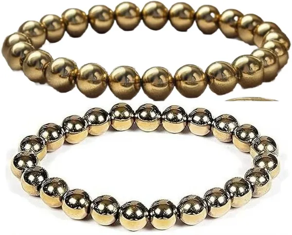 Multiagate_Pyrite,_Stone_Bracelet_Set_(Pack_of_2)