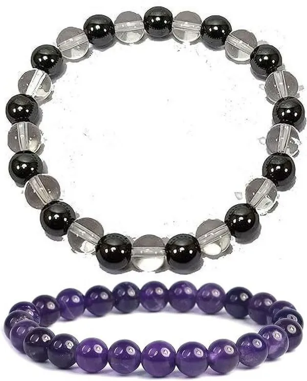 Multiagate_Amethyst,_Crystal_Bracelet_Set_(Pack_of_2)