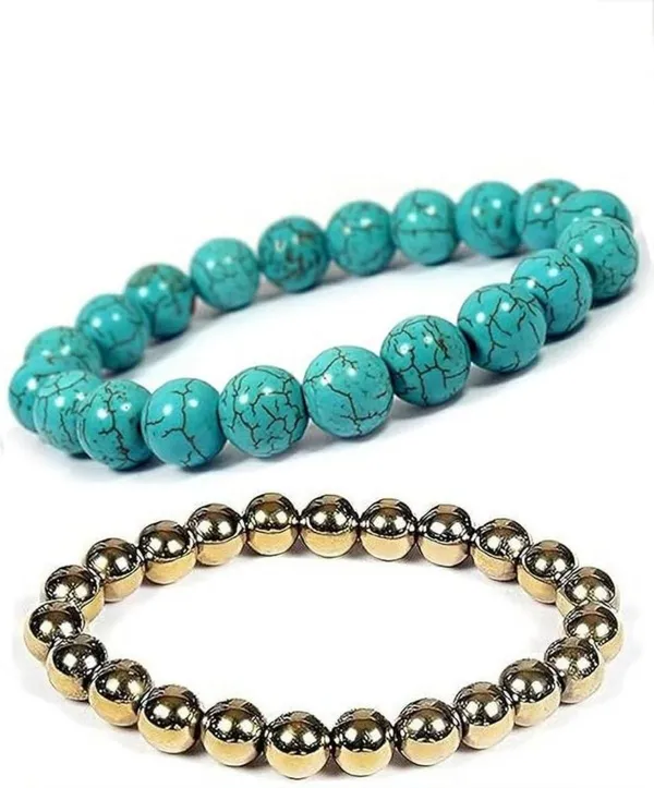 Multiagate_Stone,_Crystal,_Turquoise_Bracelet_Set_(Pack_of_2)