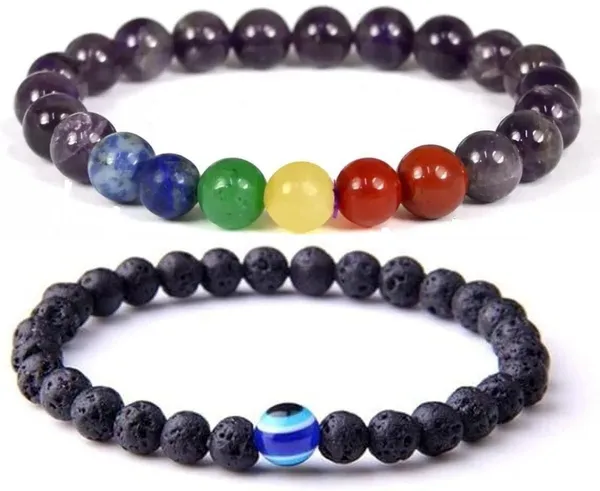 Multiagate_Lapiz_Lazuli,_Stone,_Green_Aventurine,_Amethyst,_Crystal,_Lava,_7_Chakra,_Red,_Black_Obsidian_Bracelet_Set_(Pack_of_2)