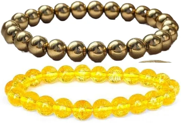 Multiagate_Pyrite,_Stone,_Crystal,_Citrine_Bracelet_Set_(Pack_of_2)