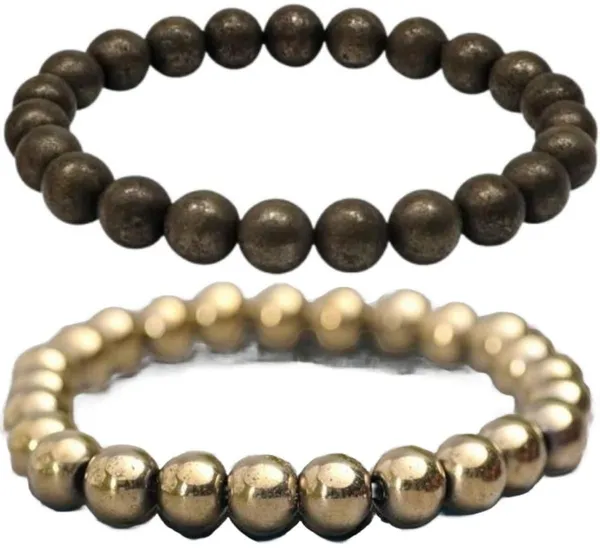 Multiagate_Pyrite_Bracelet_Set_(Pack_of_2)