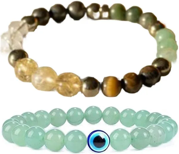 Multiagate_Pyrite,_Stone,_Green_Aventurine,_Amethyst,_Crystal,_Tiger's_Eye,_Citrine,_Green_Jade_Bracelet_Set_(Pack_of_2)