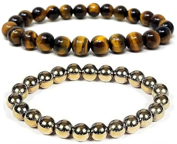 Multiagate_Stone,_Crystal,_Tiger's_Eye_Bracelet_Set_(Pack_of_2)