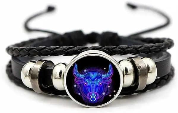 Multiagate_Crystal,_Leather_Bracelet_Set_(Pack_of_2)