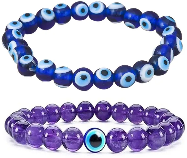 Multiagate_Crystal,_Evil_Eye_Bracelet_Set_(Pack_of_2)