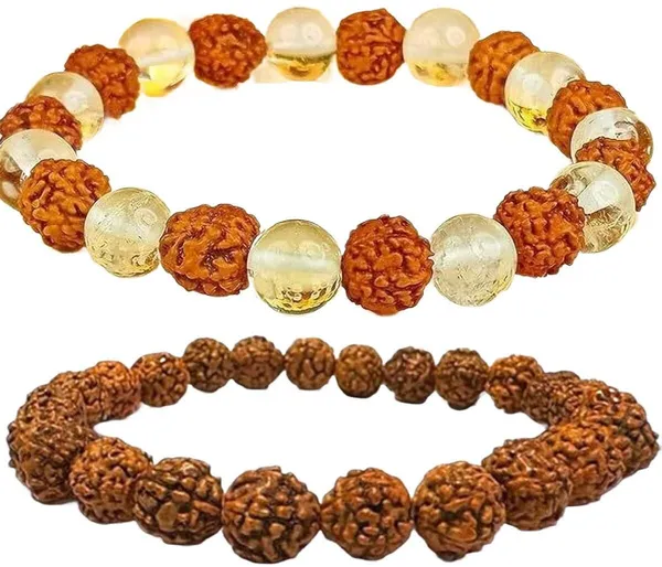 Multiagate_Crystal,_Rudraksha,_Clear_Quartz_Bracelet_Set_(Pack_of_2)