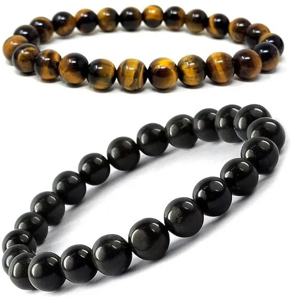 Multiagate_Stone,_Crystal,_Tiger's_Eye_Bracelet_Set_(Pack_of_2)