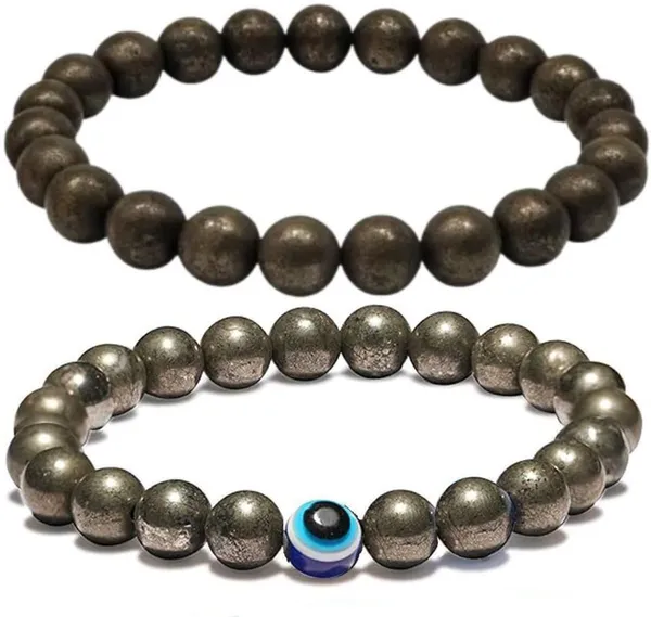 Multiagate_Pyrite,_Stone_Bracelet_Set_(Pack_of_2)