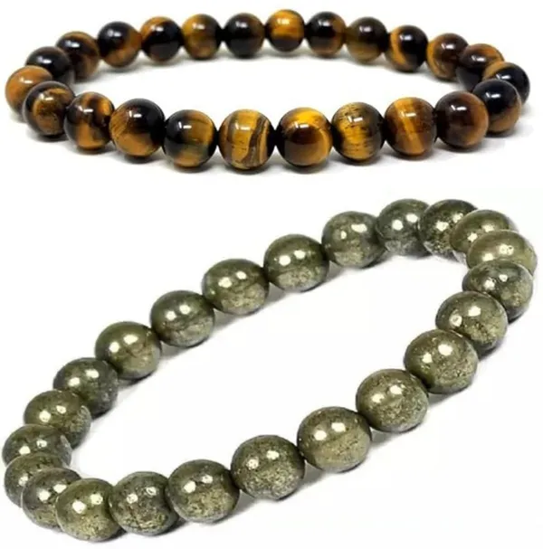 Multiagate_Pyrite,_Stone,_Crystal,_Tiger's_Eye_Bracelet_Set_(Pack_of_2)