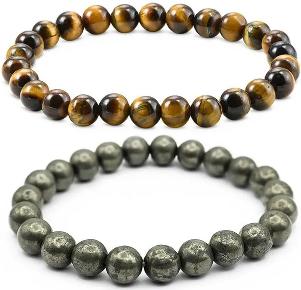 Multiagate_Pyrite,_Crystal_Bracelet_Set_(Pack_of_2)
