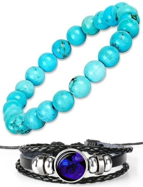 Multiagate_Crystal,_Leather_Bracelet_Set_(Pack_of_2)