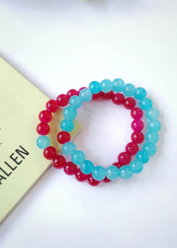 Agatesaura_Crystal_Beads_Bracelet_(Pack_of_2)