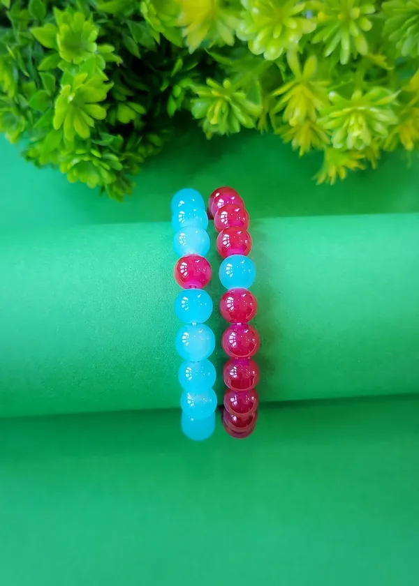 Agatesaura_Crystal_Beads_Bracelet_(Pack_of_2)