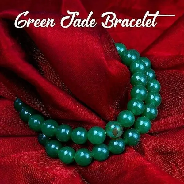 Agatesaura_Crystal,_Green_Jade_Beads,_Agate,_Crystal,_Jade,_Quartz_Bracelet_()