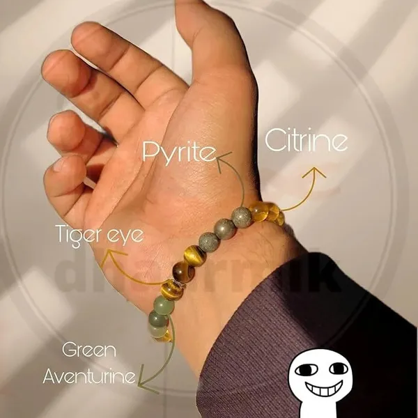 Agatesaura_Pyrite,_Green_Aventurine,_Crystal,_Tiger's_Eye,_Citrine_Beads,_Agate,_Crystal,_Jade,_Quartz_Bracelet_()