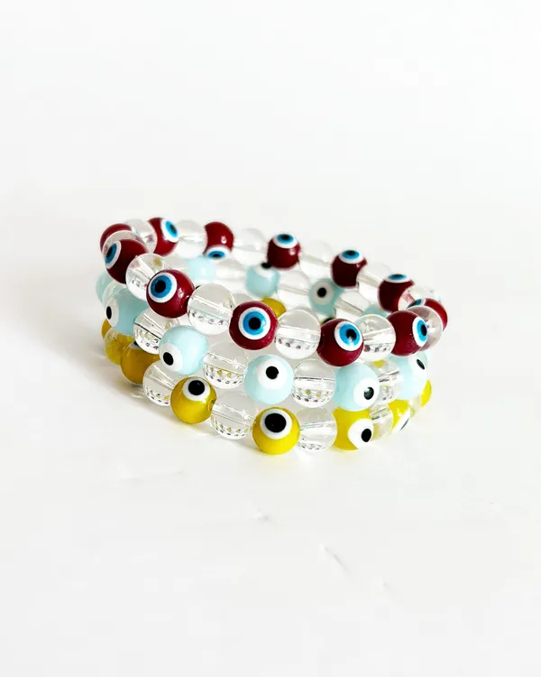 Agatesaura_Crystal,_Glass_Beads,_Agate_Bracelet_(Pack_of_3)