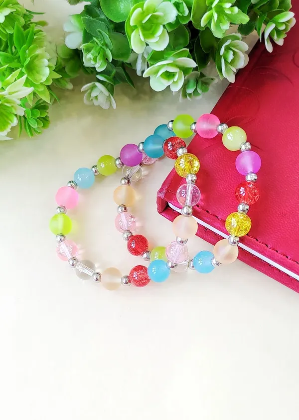Multiagate_Crystal,_Glass_Charm_Bracelet_(Pack_of_2)