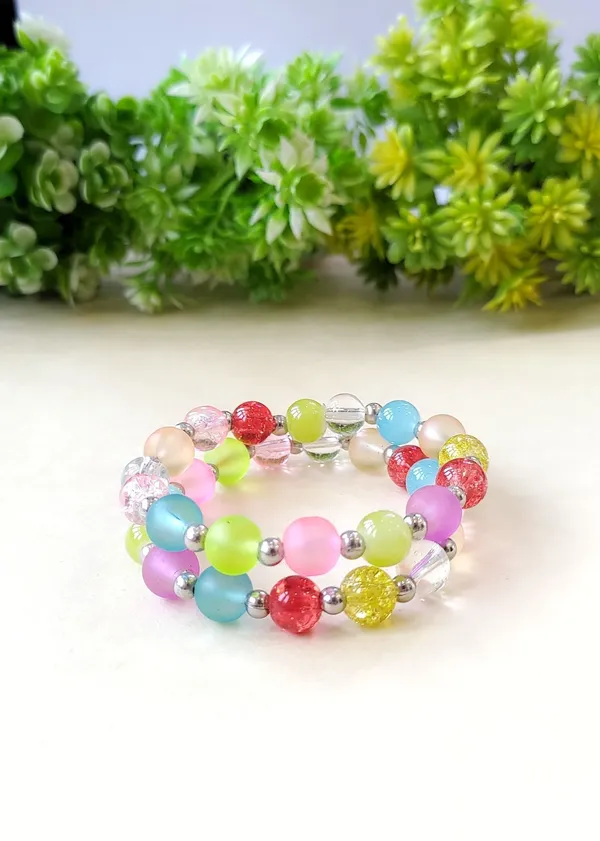 Multiagate_Crystal,_Glass_Charm_Bracelet_(Pack_of_2)