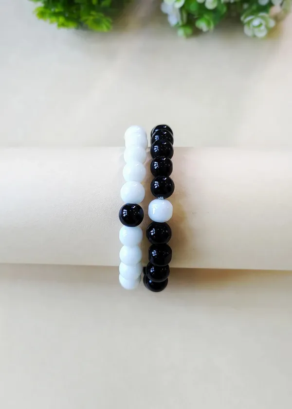 Multiagate_Crystal,_Glass_Beads,_Crystal_Bracelet_(Pack_of_2)