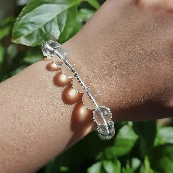 Multiagate_Stone,_Clear_Quartz_Crystal_Bracelet_()