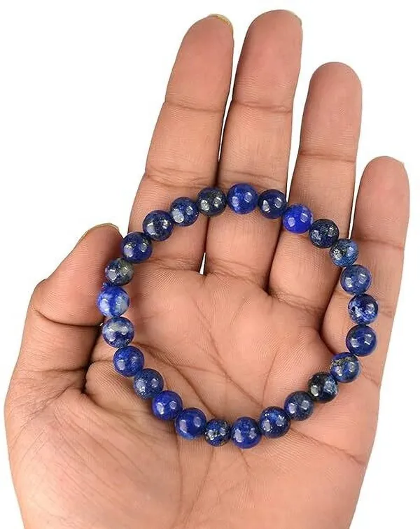 Multiagate_Lapiz_Lazuli_Beads_Charm_Bracelet_()
