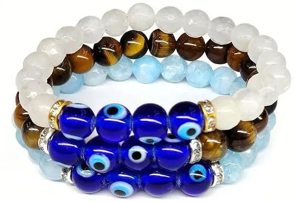 Multiagate_Stone,_Tiger's_Eye,_Aquamarine,_Evil_Eye_Beads,_Crystal_Charm_Bracelet_()