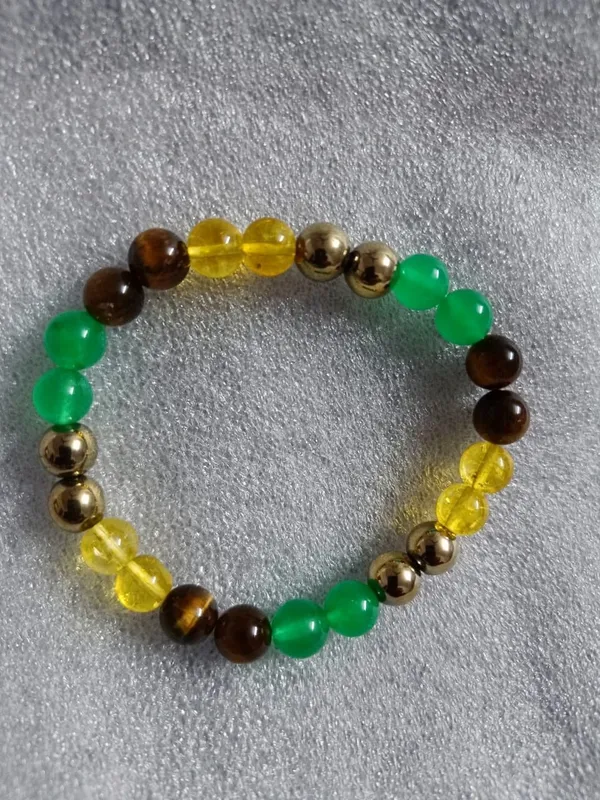 Multiagate_Pyrite,_Stone,_Citrine_+_Golden,_Tiger's_Eye,_Green_Jade_Crystal_Bracelet_()