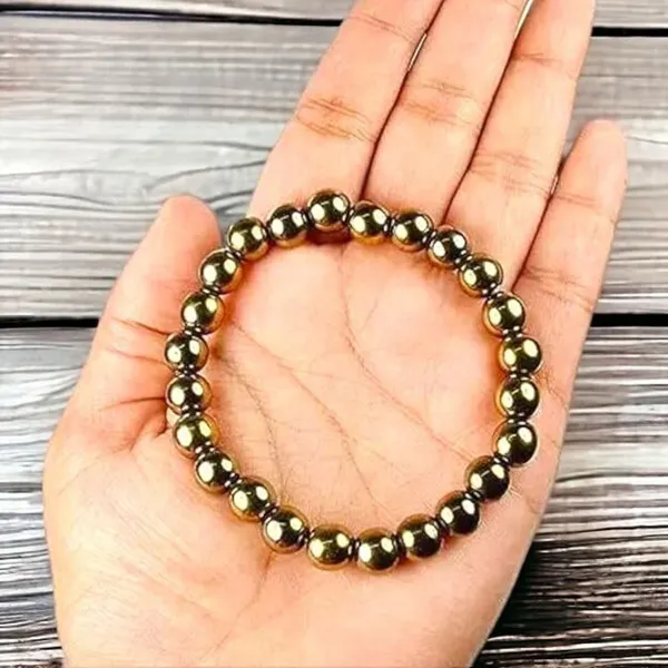 Multiagate_Golden_Pyrite,_Crystal_Beads_Charm_Bracelet_()