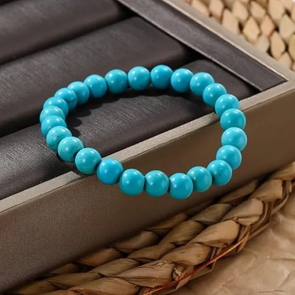 Multiagate_Crystal,_Turquoise_Beads_Charm_Bracelet_()