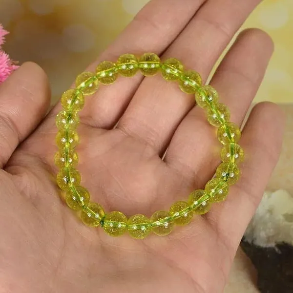 Multiagate_Crystal,_Peridot_Beads_Charm_Bracelet_()