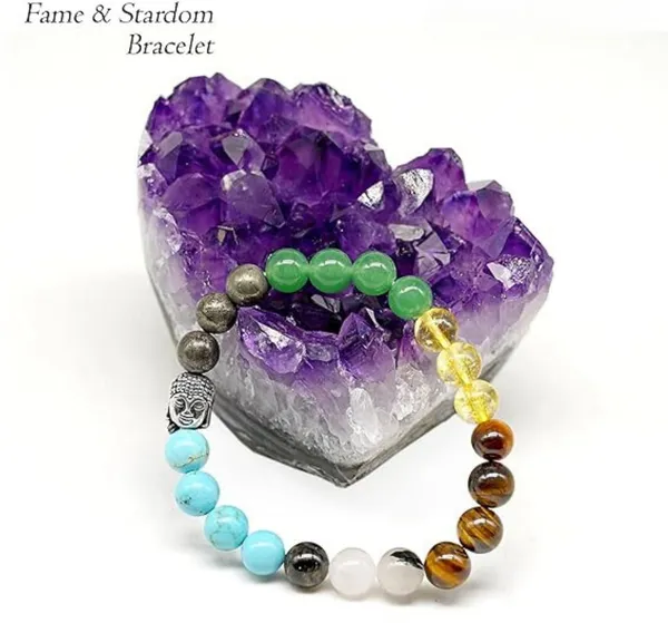 Multiagate_Pyrite,_Stone,_Tiger's_Eye,_Turquoise_Beads,_Crystal_Bracelet_()