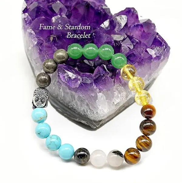 Multiagate_Pyrite,_Stone,_Tiger's_Eye,_Turquoise_Beads,_Crystal_Bracelet_()