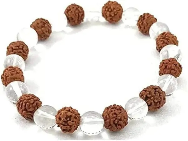 Multiagate_Crystal,_Rudraksha,_Clear_Quartz_Beads_Charm_Bracelet_()