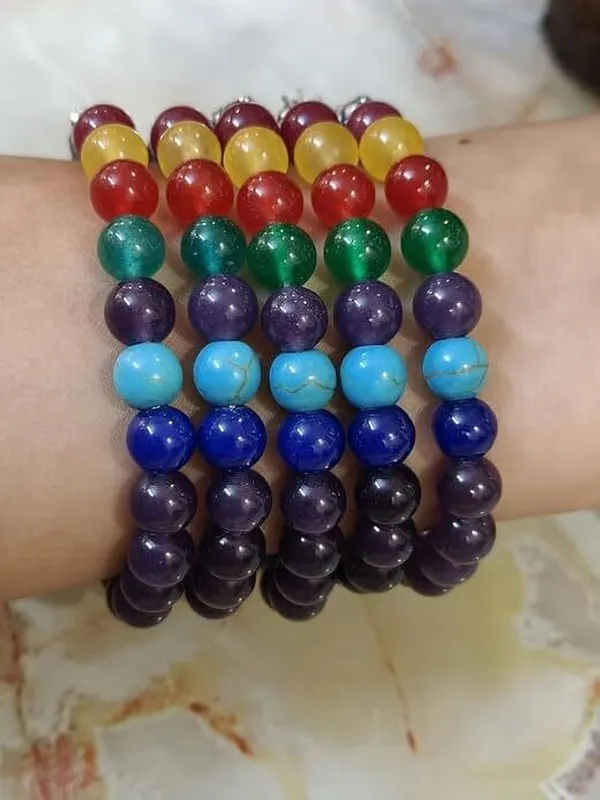 Multiagate_Stone,_Amethyst,_7_Chakra_Beads,_Crystal_Charm_Bracelet_()